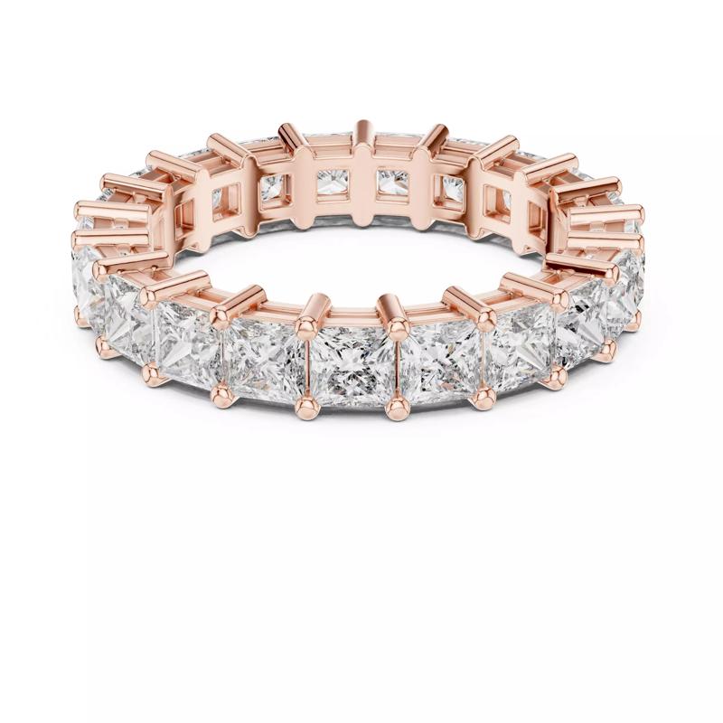 3mm Princess Cut  Full Eternity Wedding Band 3DM STL Video