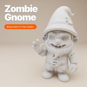 Zombie Gnome – Halloween 3D Printable Figurine