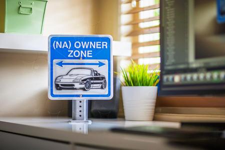 Definitive NA Miata MX5 Signage With Stand Decor