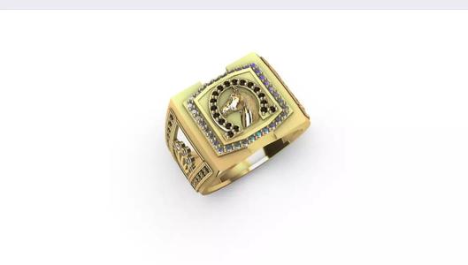 Anillo para caballero-hombre -v-