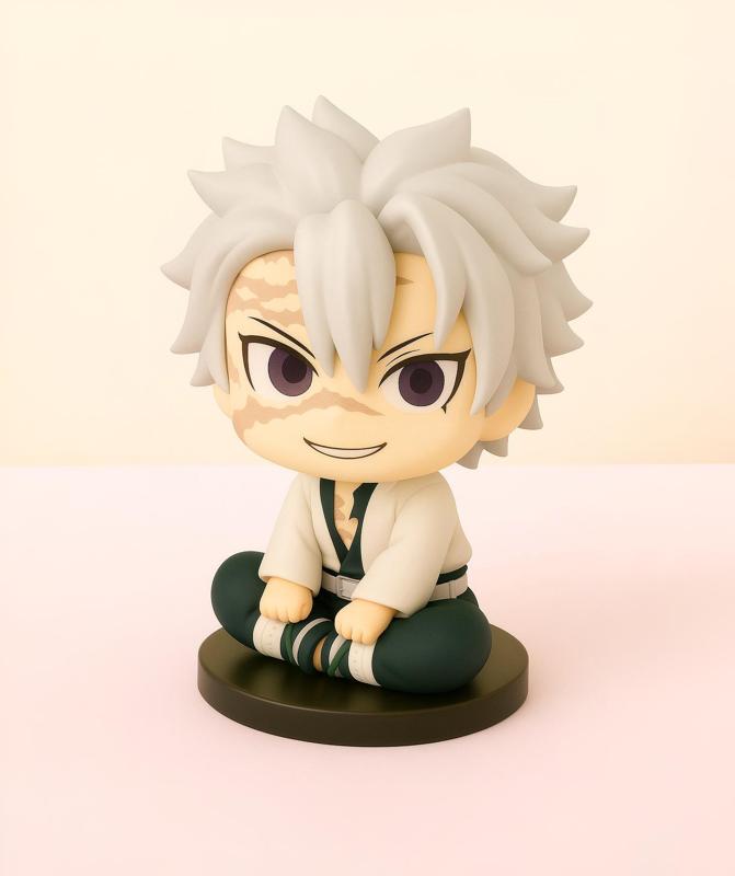 🌪️ Sanemi Shinazugawa Chibi - Kawaii Figure from Kimetsu no Yaiba