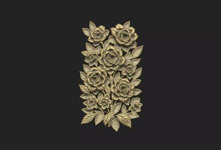 Roses cluster branch thorn love luxury romantic