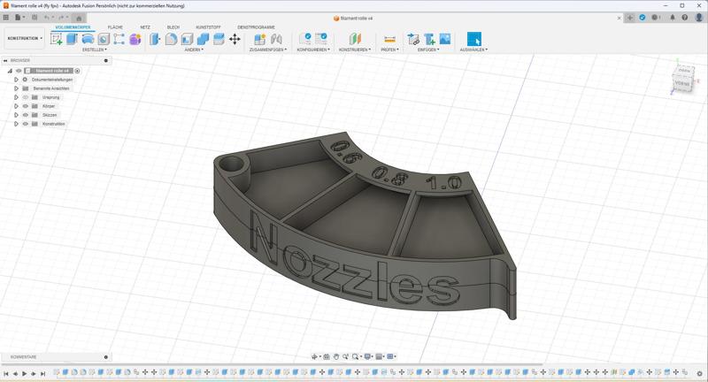 Filament roll system