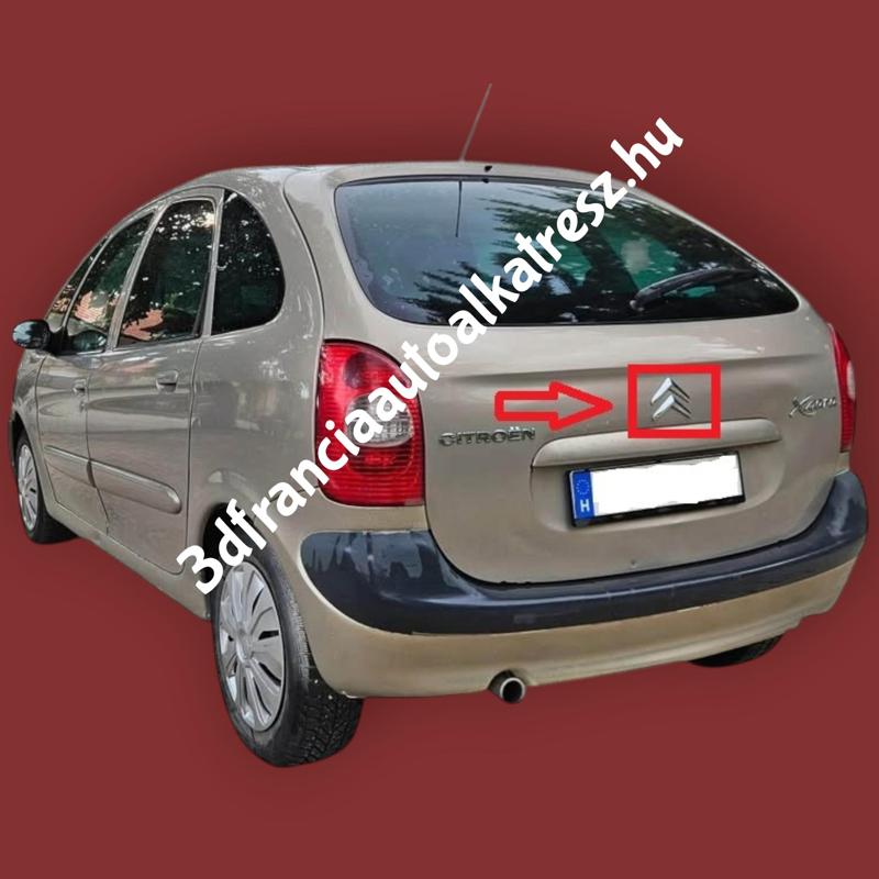 Citroen Xsara Picasso rear tailgate emblem,  9631512280
