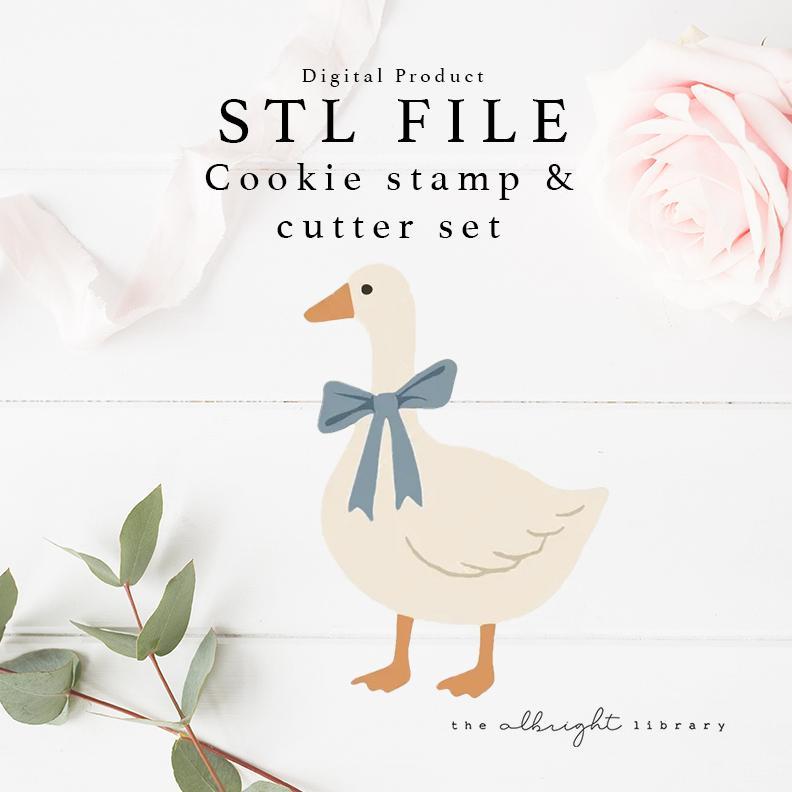 Baby Goose Cookie Cutter + Stamp