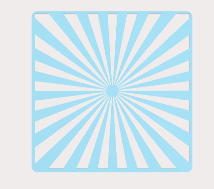 STENCIL LINHAS CIRCULARES