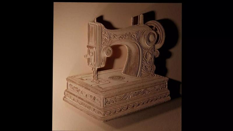 Sewing Machine CNC 3d Print High Relief Sand Casting