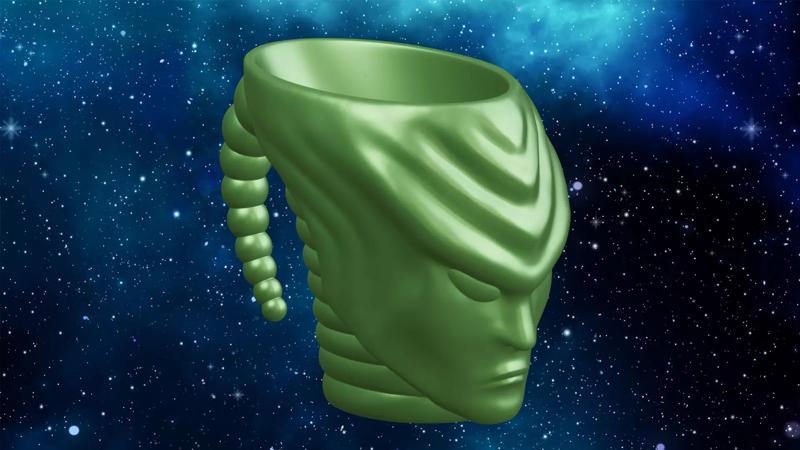 Alien Head 3d Print Mug