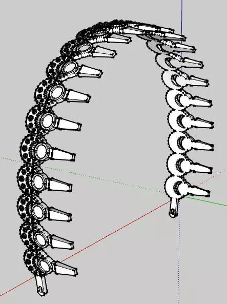 Padme Amidala Packing Outfit Arm Band - Cosplay Prop Star Wars