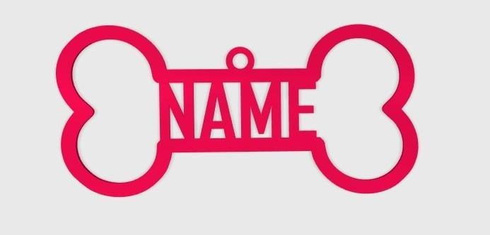 Names Bone Pendant
