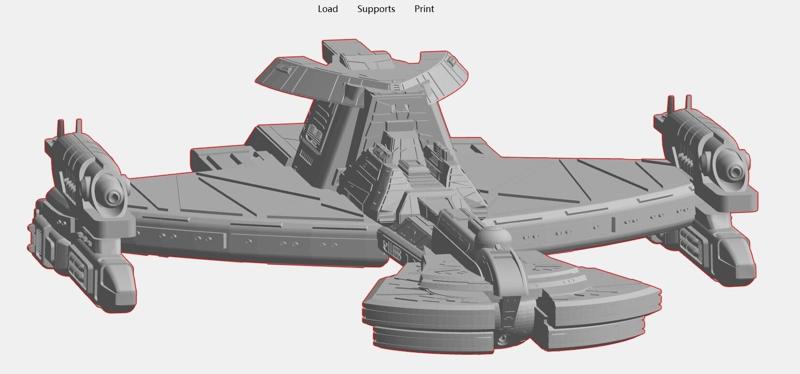 Klingon Heh'mecha Battle cruiser