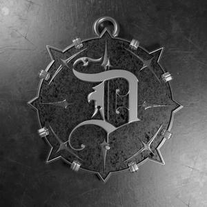 Medallion with letter D 3D printable model