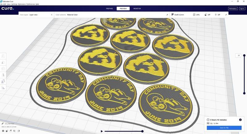 Pokemon Go Community Day #18 coin - Slakoth