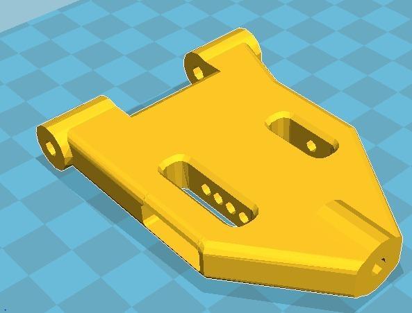 Nanda racing bd8 front lower arms BD2033