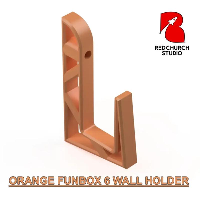 Orange Funbox 6 wall holder
