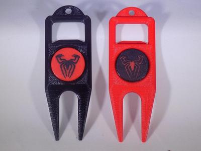 SPIDERMAN Golf Ball Marker