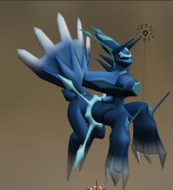 Origin form dialga hisui Pokémon legends 3d figurine