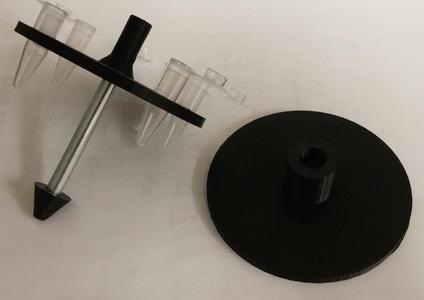 Eppendorf (microcentrifuge) tube vortex adapter