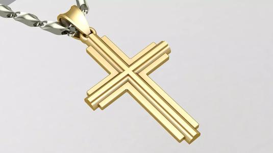 Cross Jesus D40