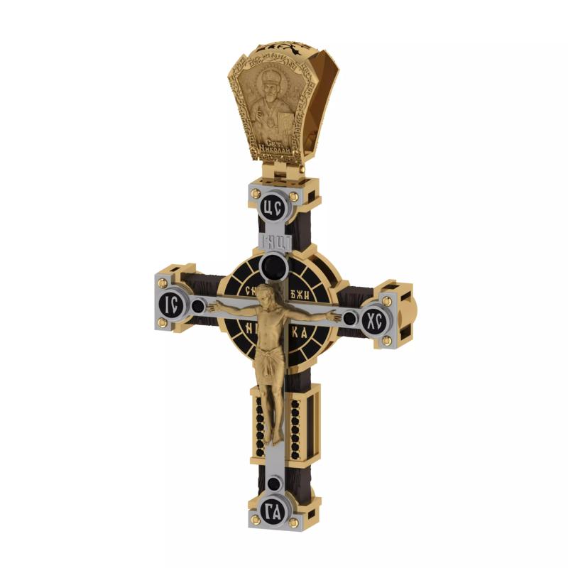 Crucifix with ebony cross