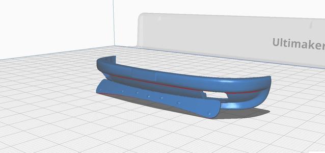 Porsche 911 S/R style front spoiler 9112301687