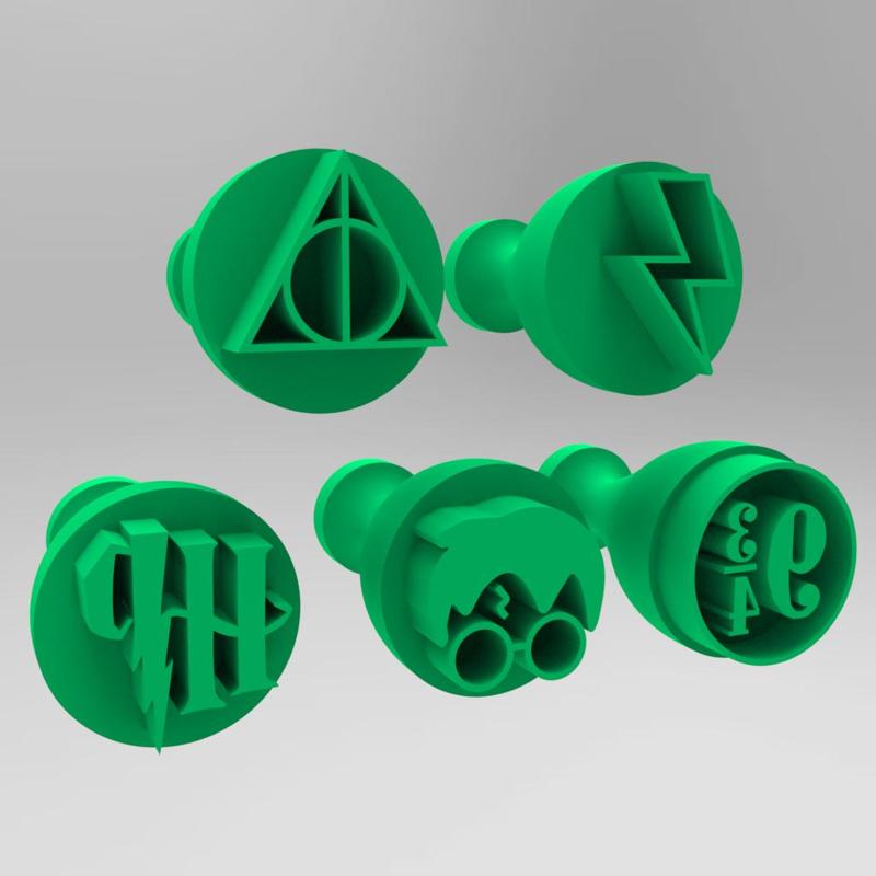 STAMPS AND MARKER FOR BRIGADEIROS - HARRY POTTER