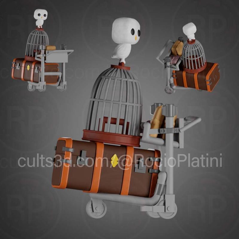 Harry Potter's luggage trolley