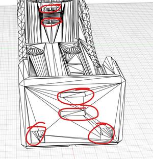Flexing battery holders with wider holes