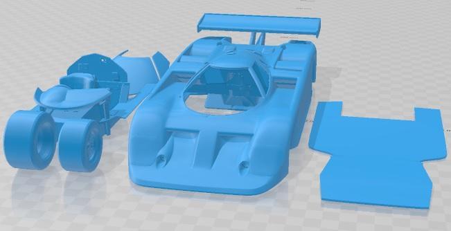 Nissan GTP ZX Turbo 1985 Printable Car