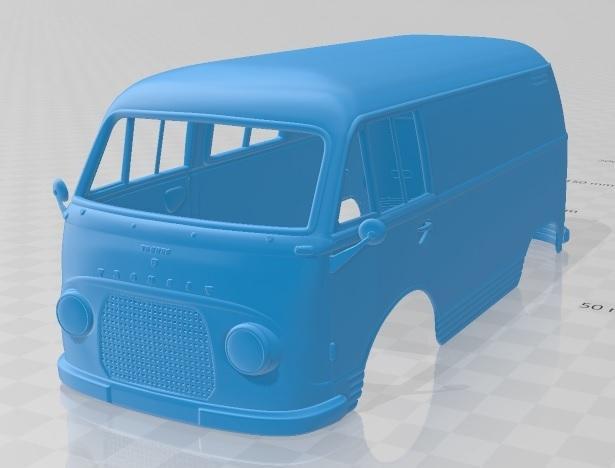 Ford Taunus Transit FK1250 1963 Printable Body Van
