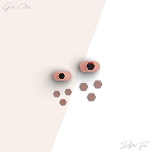 Hexagon Micro Clay Cutter, Basic Shape Polymer Clay Cutter, Tiny Clay Cutter, 2 Sizes Included, Digital STL File, No: 77