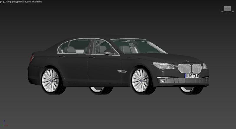 BMW 7-Series F02 2013 [w/ HQ-Interior]