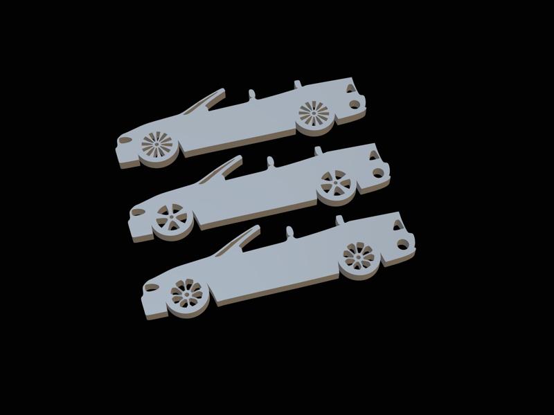 bmw e46 cabrio keychain