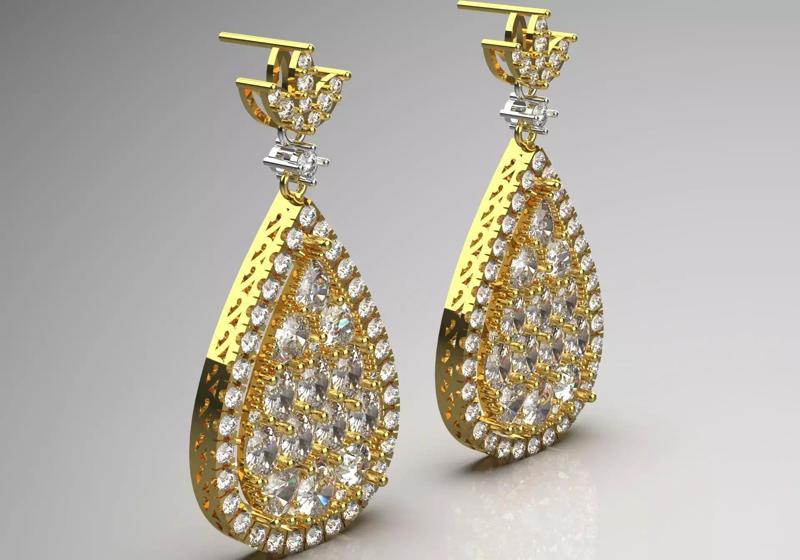 luxury jewelry earring je0011