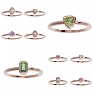 Diamonds in Harmony The Bezel Ring Collection