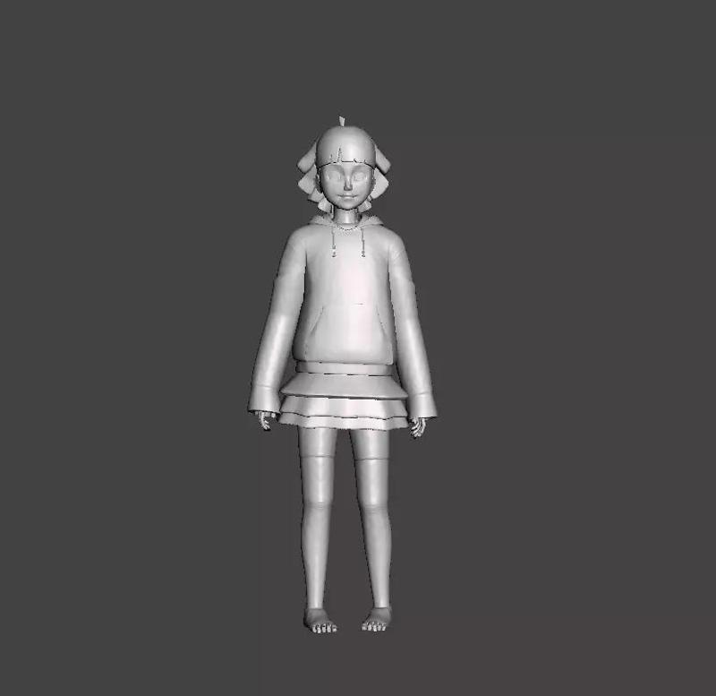 Uzumaki Himawari 3D Model