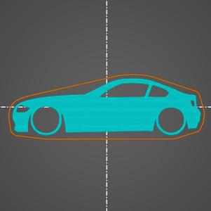 BMW Z4 Coupe key silhouette