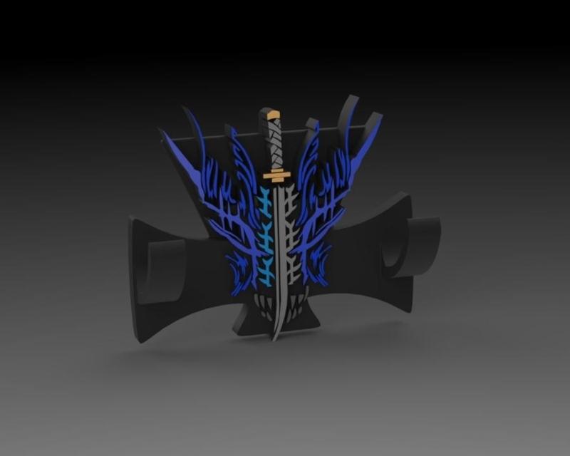 Yamato Vergil's Sword(Katana) Wall Hanger