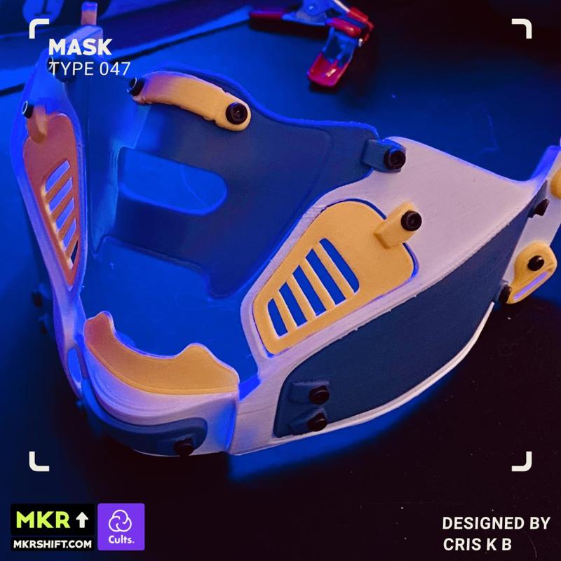 Techwear Oni Mask : Type 047