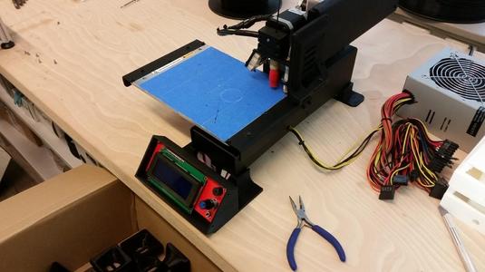 LCD Screen Printbot metal simple