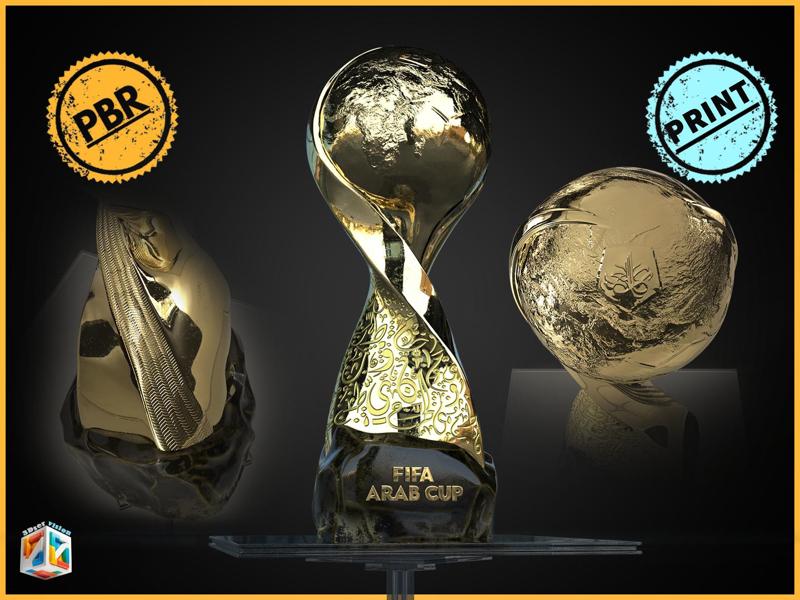 Arab Cup football Trophy Award