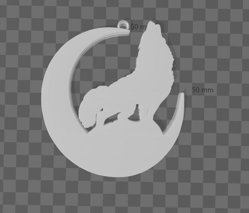 Kurt ve Hilal ayna süsü