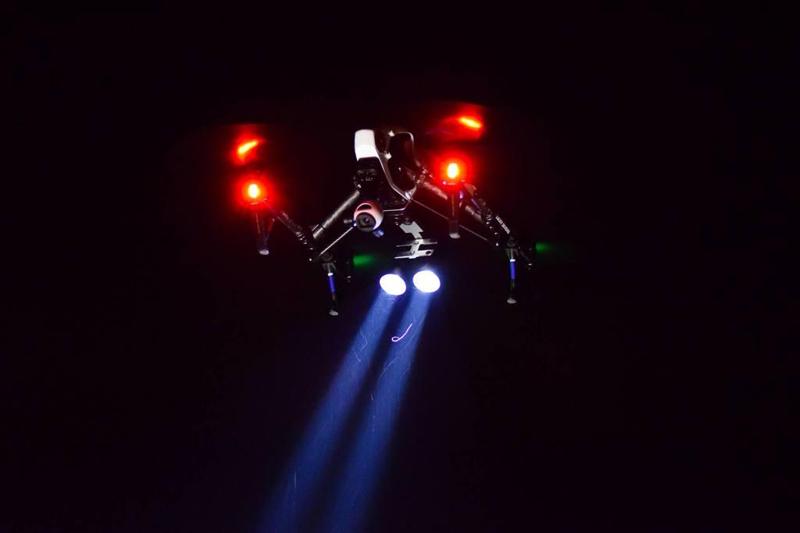 Inspire 1 Dual Searchlight mount