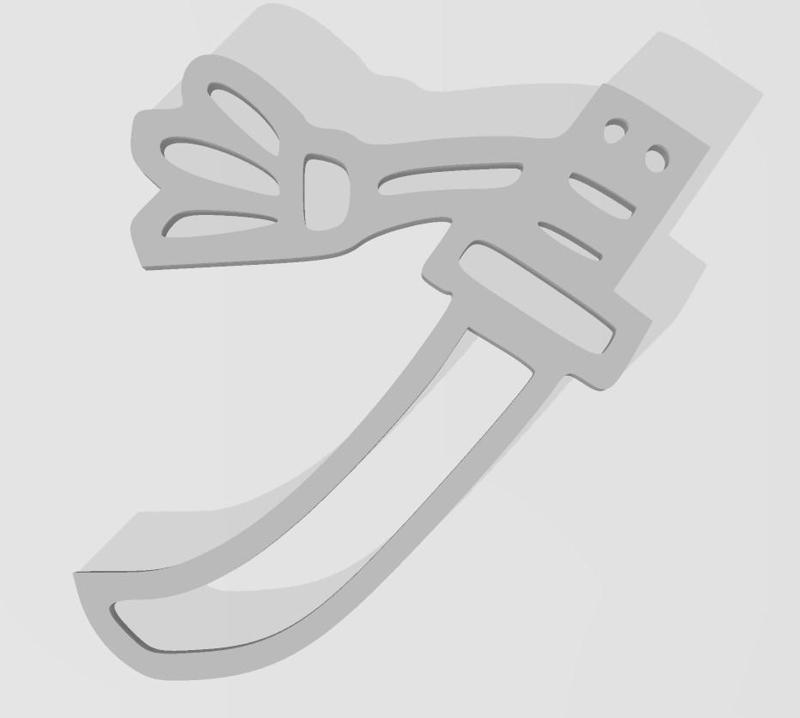 Monster Hunter Long Sword Key Chain