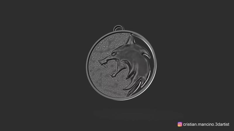 3D print the witcher medallion
