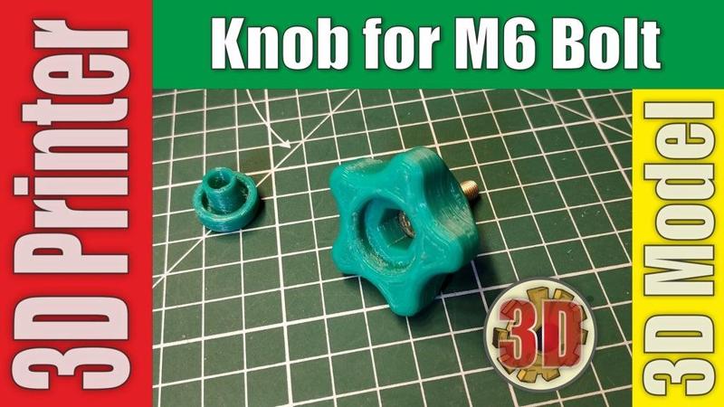 Knob for M6 Bolt (Nut)