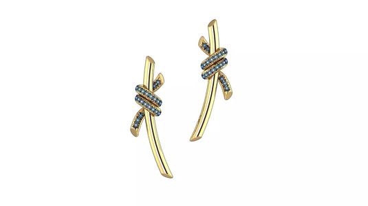 Tiffany Knot earring