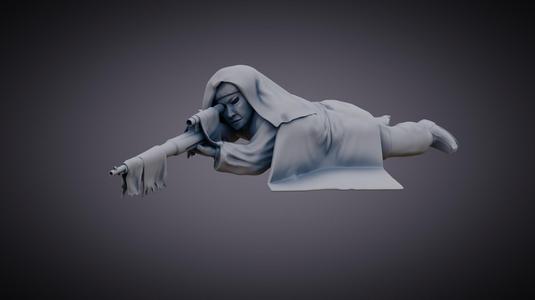 Finnish Army Sniper Team WW2