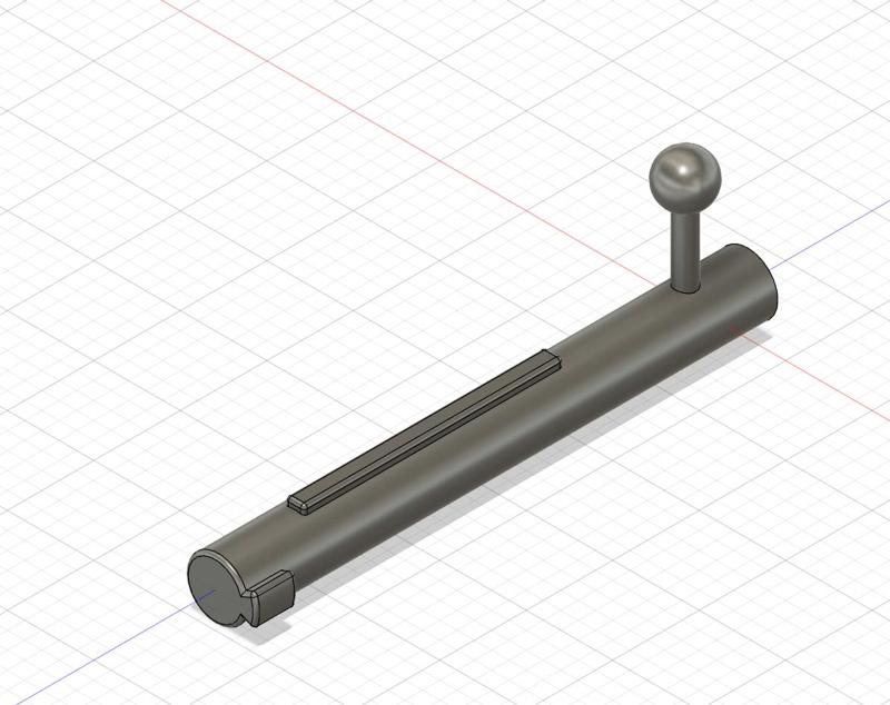 Mauser 1909 prop bolt lock