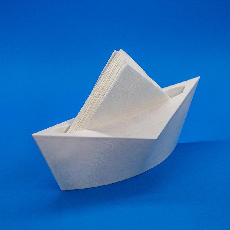 Paper boat napkin box